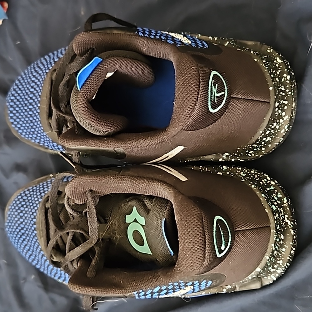 Blue Nike KD shoes